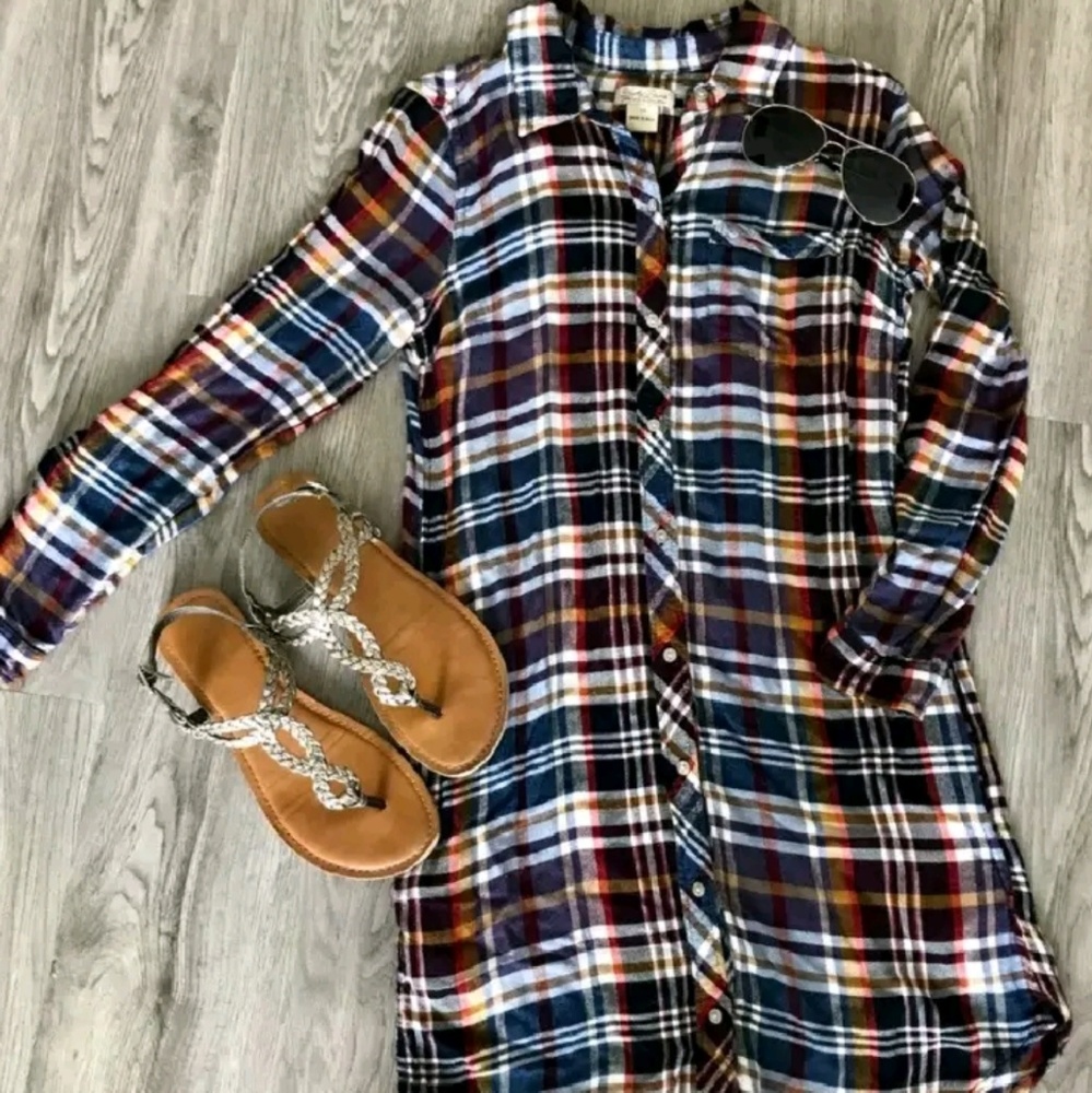 Lucky brand plaid dress shirt